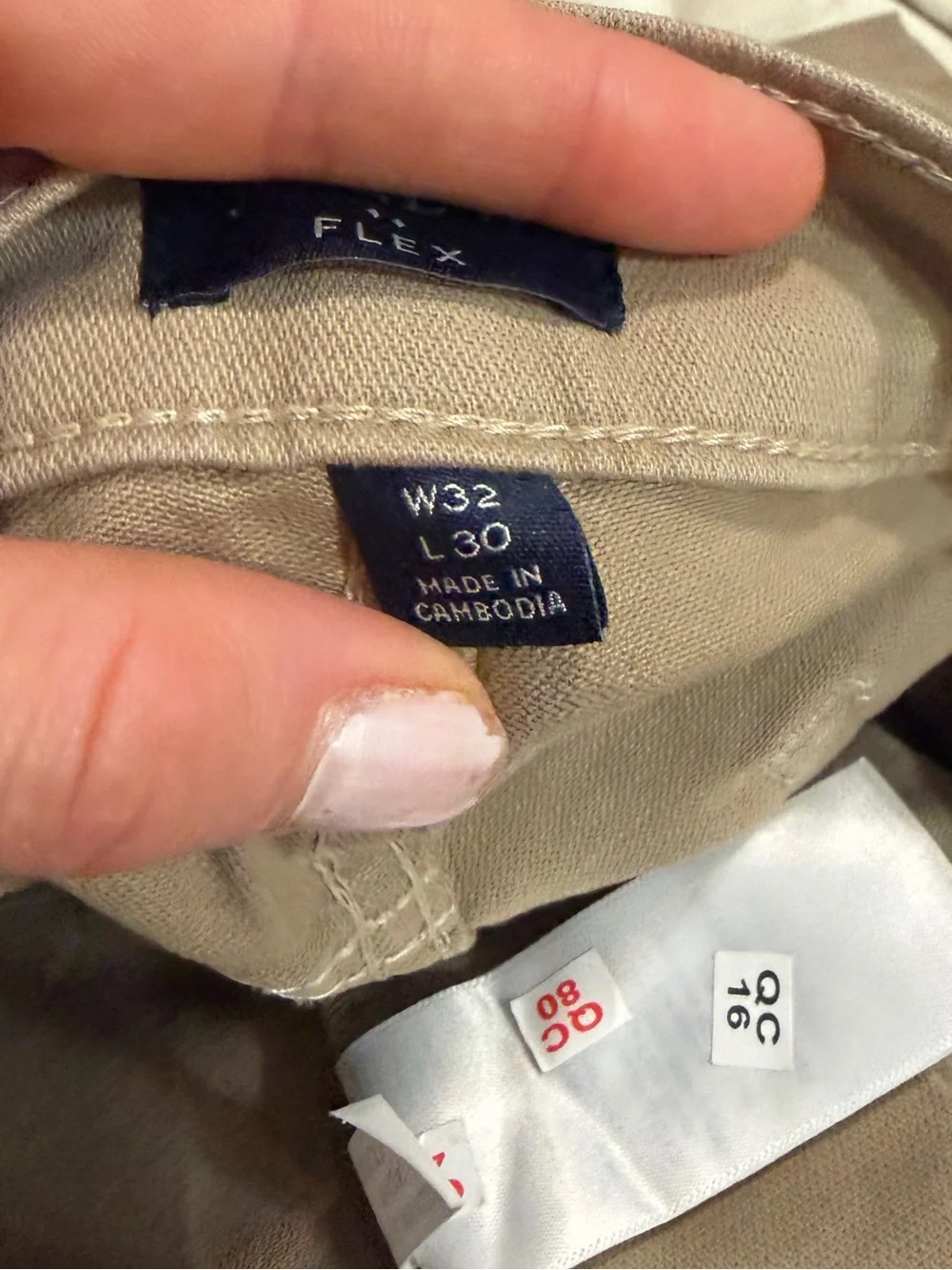 J crew Slim-fit garment-dyed five-pocket pant dusty khaki 32 30